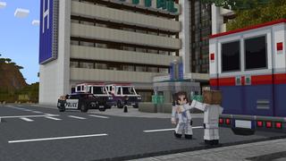 Screenshot of the Minecraft Bedrock Marketplace product Modern City Living created by Pixelusion.