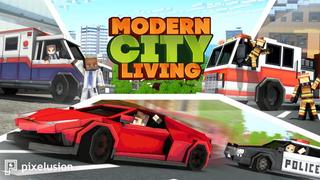 Thumbnail of the Minecraft Bedrock Marketplace product Modern City Living created by Pixelusion.