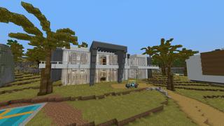 Screenshot of the Minecraft Bedrock Marketplace product Modern Island Mansion created by Pixelusion.