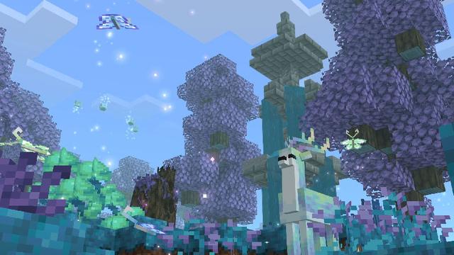 Screenshot of the Minecraft Bedrock Marketplace product MORE BIOMES Add-On created by Pixelusion.