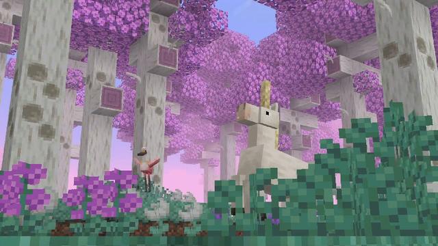 Screenshot of the Minecraft Bedrock Marketplace product MORE BIOMES Add-On created by Pixelusion.