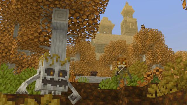 Screenshot of the Minecraft Bedrock Marketplace product MORE BIOMES Add-On created by Pixelusion.