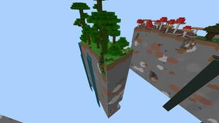 Screenshot of the Minecraft Bedrock Marketplace product Multi Chunks Skyblock created by Pixelusion.