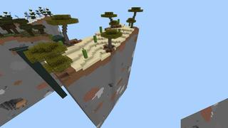 Screenshot of the Minecraft Bedrock Marketplace product Multi Chunks Skyblock created by Pixelusion.