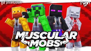 Thumbnail of the Minecraft Bedrock Marketplace product Muscular Mobs created by Pixelusion.