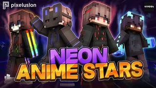 Thumbnail of the Minecraft Bedrock Marketplace product Neon Anime Stars created by Pixelusion.