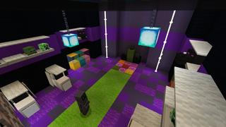 Screenshot of the Minecraft Bedrock Marketplace product Neon Parkour created by Pixelusion.
