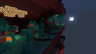 Screenshot of the Minecraft Bedrock Marketplace product Nether Parkour created by Pixelusion.