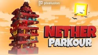 Thumbnail of the Minecraft Bedrock Marketplace product Parkour no Nether created by Pixelusion.