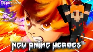 Thumbnail of the Minecraft Bedrock Marketplace product New Anime Heroes created by Pixelusion.