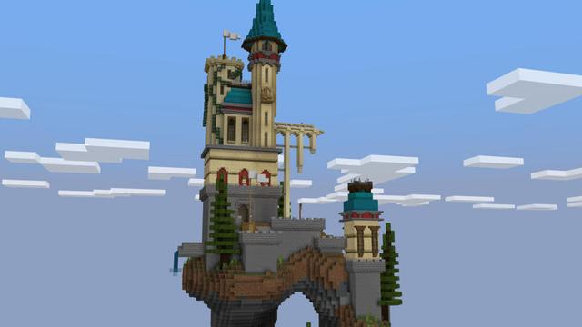 Screenshot of the Minecraft Bedrock Marketplace product New Worlds Chunks created by Pixelusion.