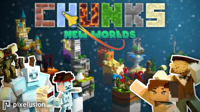Thumbnail of the Minecraft Bedrock Marketplace product New Worlds Chunks created by Pixelusion.