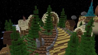 Screenshot of the Minecraft Bedrock Marketplace product New Worlds Skyblock created by Pixelusion.