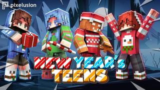Thumbnail of the Minecraft Bedrock Marketplace product New Year's Teens created by Pixelusion.