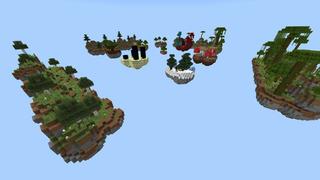 Screenshot of the Minecraft Bedrock Marketplace product No Chest Skyblock created by Pixelusion.
