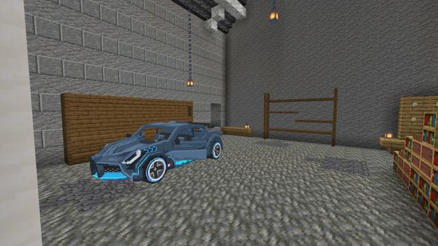 Screenshot of the Minecraft Bedrock Marketplace product Noob VS Pro VS God: American created by Pixelusion.