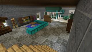 Screenshot of the Minecraft Bedrock Marketplace product Noob VS Pro VS God: American created by Pixelusion.