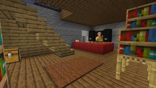Screenshot of the Minecraft Bedrock Marketplace product Noob VS Pro VS God: American created by Pixelusion.