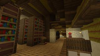 Screenshot of the Minecraft Bedrock Marketplace product NOOB vs PRO vs GOD Castles created by Pixelusion.