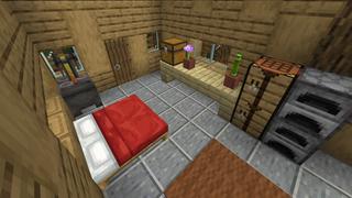Screenshot of the Minecraft Bedrock Marketplace product NoobVsProVsHacker: Futuristic created by Pixelusion.