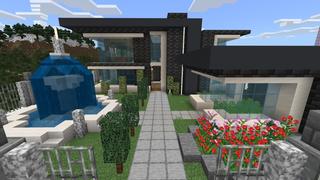 Screenshot of the Minecraft Bedrock Marketplace product NoobVsProVsHacker: Futuristic created by Pixelusion.