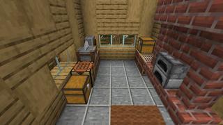 Screenshot of the Minecraft Bedrock Marketplace product NoobVsProVsHacker: Futuristic created by Pixelusion.