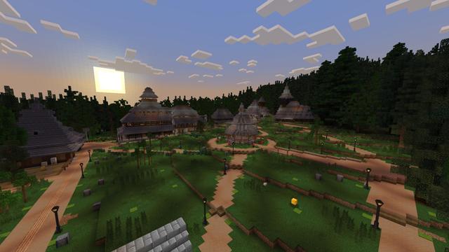 Screenshot of the Minecraft Bedrock Marketplace product Oakvale created by Pixelusion.