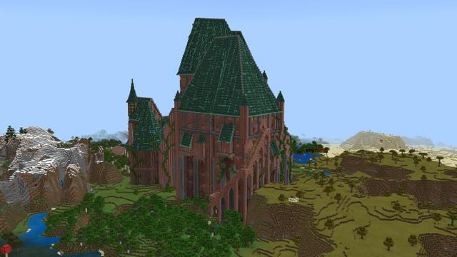 Screenshot of the Minecraft Bedrock Marketplace product Ogres Castle created by Pixelusion.
