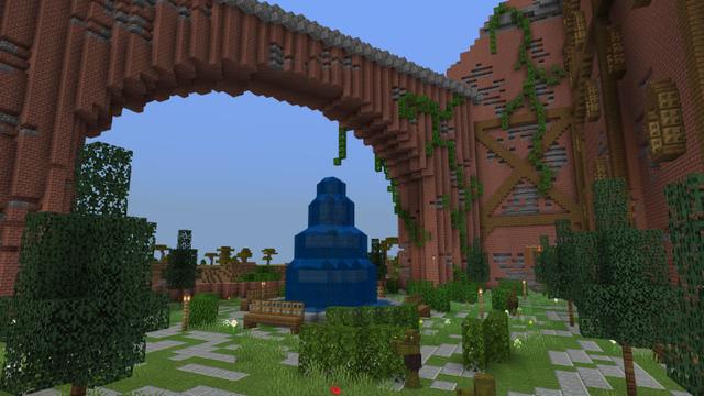 Screenshot of the Minecraft Bedrock Marketplace product Ogres Castle created by Pixelusion.