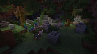 Screenshot of the Minecraft Bedrock Marketplace product One Block Challenge created by Pixelusion.