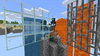 Screenshot of the Minecraft Bedrock Marketplace product One Block Lucky Block created by Pixelusion.