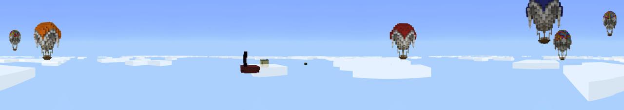 Panorama of the Minecraft Bedrock Marketplace product One Block Original created by Pixelusion.