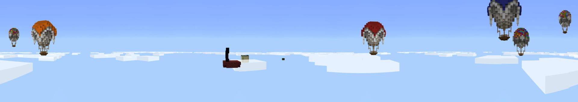 Panorama of the Minecraft Bedrock Marketplace product One Block Original created by Pixelusion.