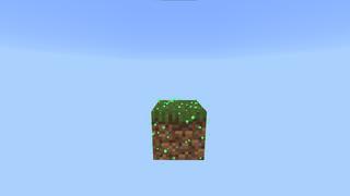 Screenshot of the Minecraft Bedrock Marketplace product One Block Original created by Pixelusion.