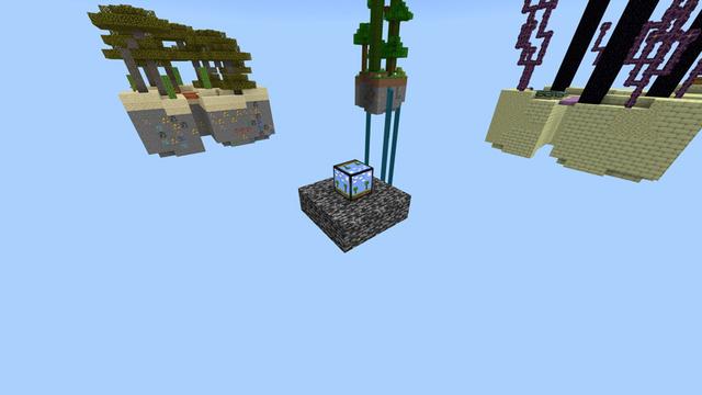 Screenshot of the Minecraft Bedrock Marketplace product One Block Skyblock! created by Pixelusion.