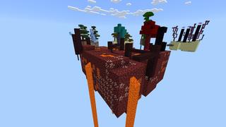 Screenshot of the Minecraft Bedrock Marketplace product One Block Skyblock! created by Pixelusion.