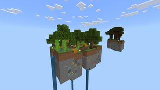 Screenshot of the Minecraft Bedrock Marketplace product One Block Skyblock! created by Pixelusion.