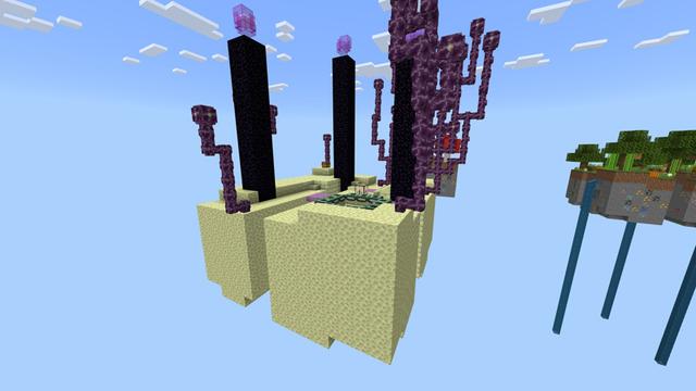 Screenshot of the Minecraft Bedrock Marketplace product One Block Skyblock! created by Pixelusion.