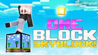 Thumbnail of the Minecraft Bedrock Marketplace product One Block Skyblock! created by Pixelusion.