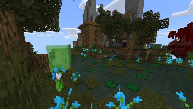 Screenshot of the Minecraft Bedrock Marketplace product One Block Skyblock created by Pixelusion.