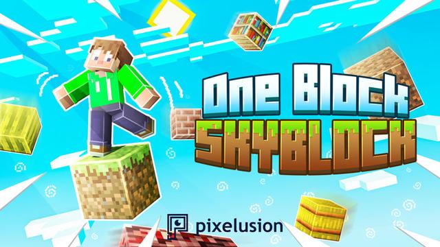 Thumbnail of the Minecraft Bedrock Marketplace product One Block Skyblock created by Pixelusion.