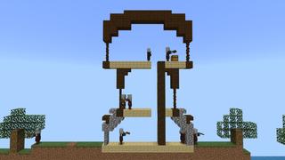 Screenshot of the Minecraft Bedrock Marketplace product One Block Wide created by Pixelusion.