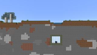 Screenshot of the Minecraft Bedrock Marketplace product One Block Wide created by Pixelusion.