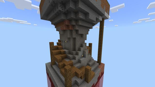 Screenshot of the Minecraft Bedrock Marketplace product One Chunk Challenge 2 created by Pixelusion.