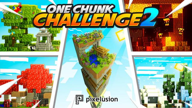Thumbnail of the Minecraft Bedrock Marketplace product One Chunk Challenge 2 created by Pixelusion.