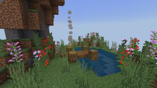 Screenshot of the Minecraft Bedrock Marketplace product One Chunk Challenge created by Pixelusion.