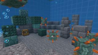Screenshot of the Minecraft Bedrock Marketplace product One Chunk Challenge created by Pixelusion.