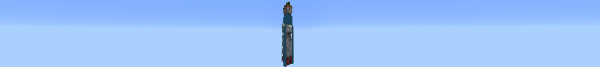 Panorama of the Minecraft Bedrock Marketplace product One Chunk Skyblock created by Pixelusion.