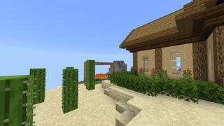Screenshot of the Minecraft Bedrock Marketplace product One Island Skyblock created by Pixelusion.
