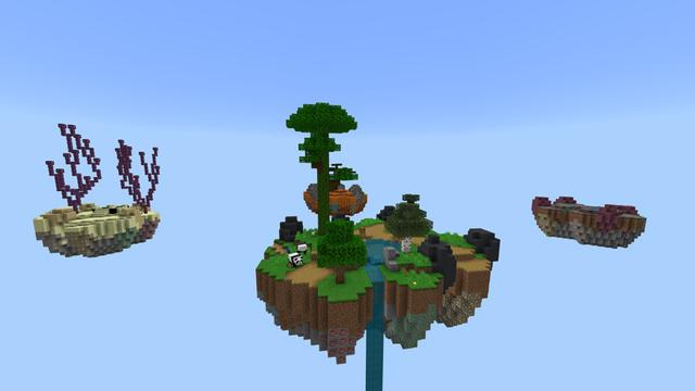Screenshot of the Minecraft Bedrock Marketplace product Original Skyblock created by Pixelusion.